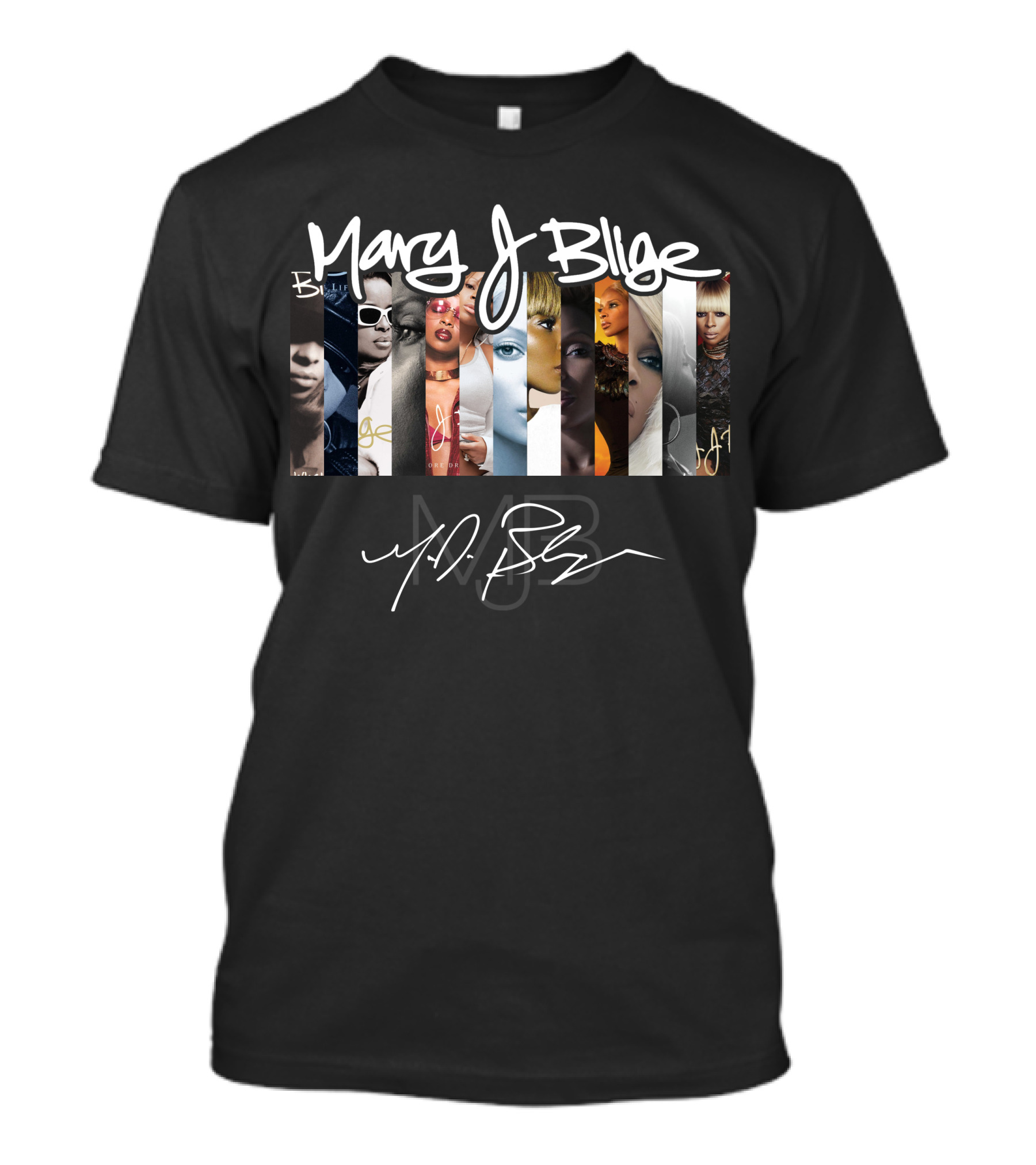 Mary J Blige Signature Collage T-Shirt