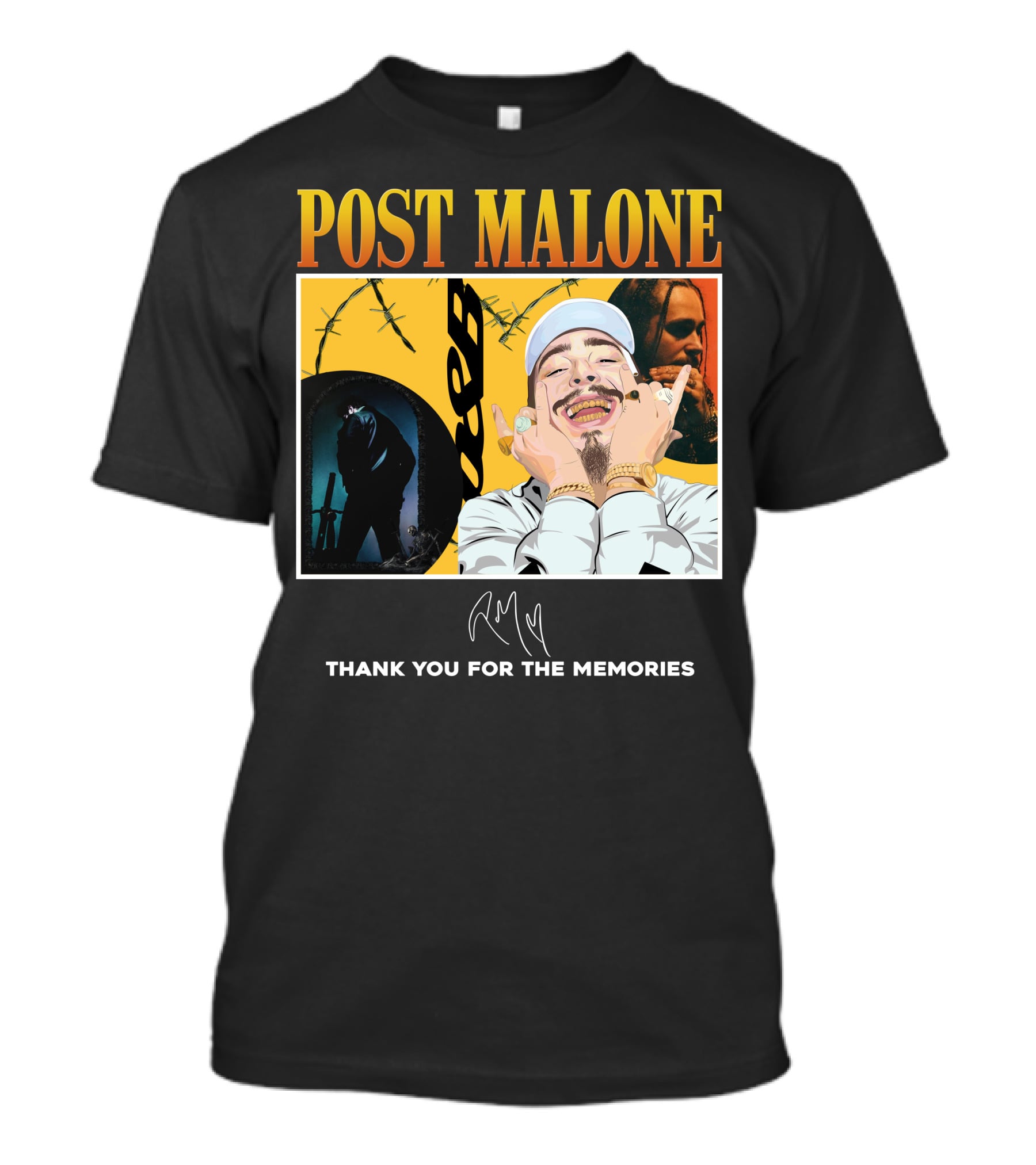 Post Malone Thank You For The Memories T-Shirt