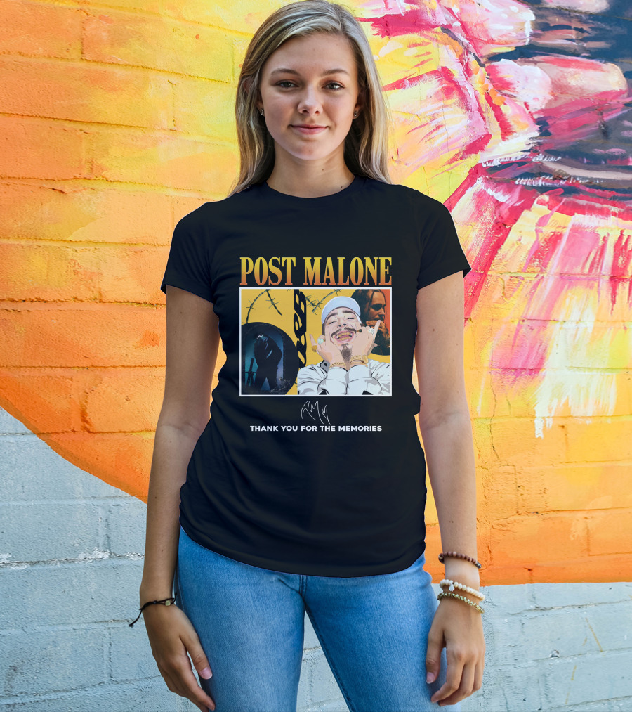 Post Malone Thank You For The Memories T-Shirt