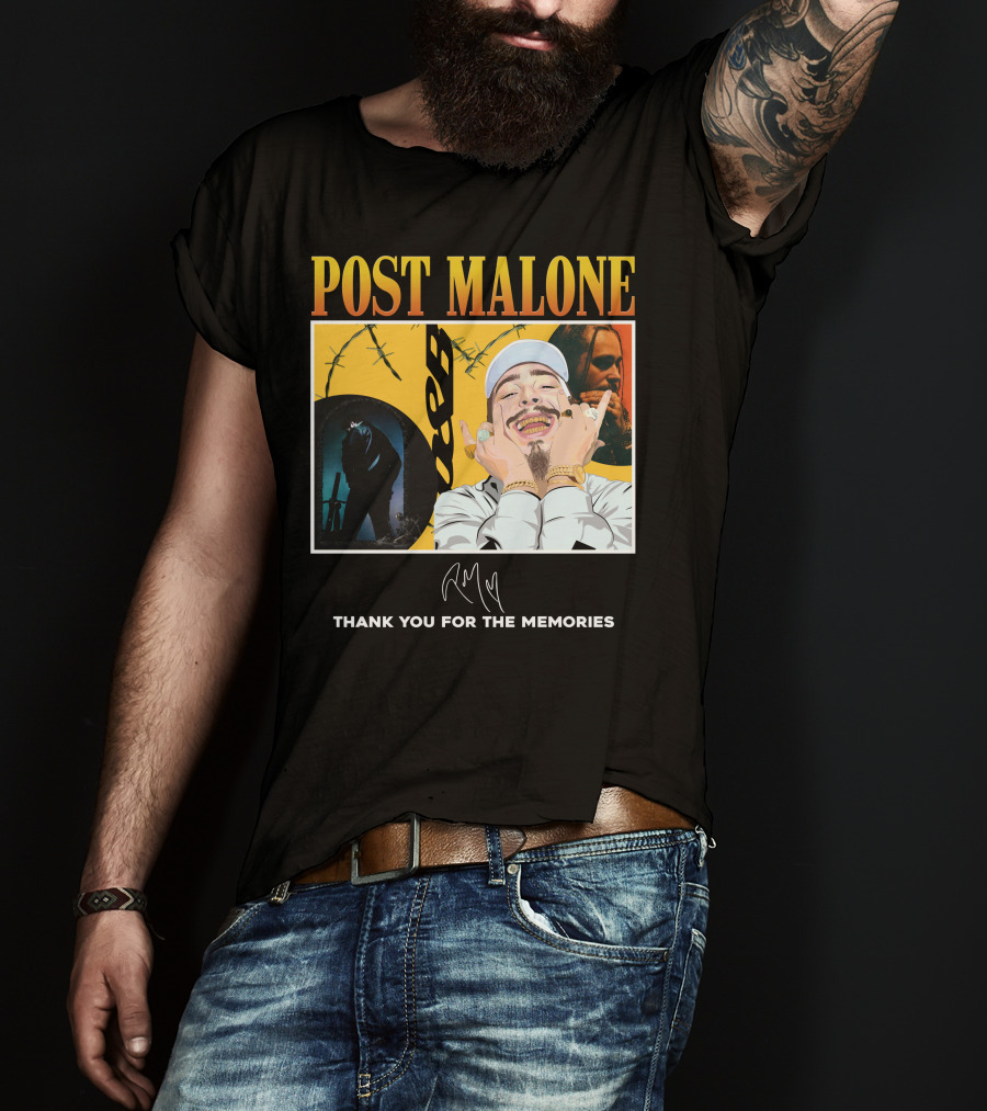 Post Malone Thank You For The Memories T-Shirt
