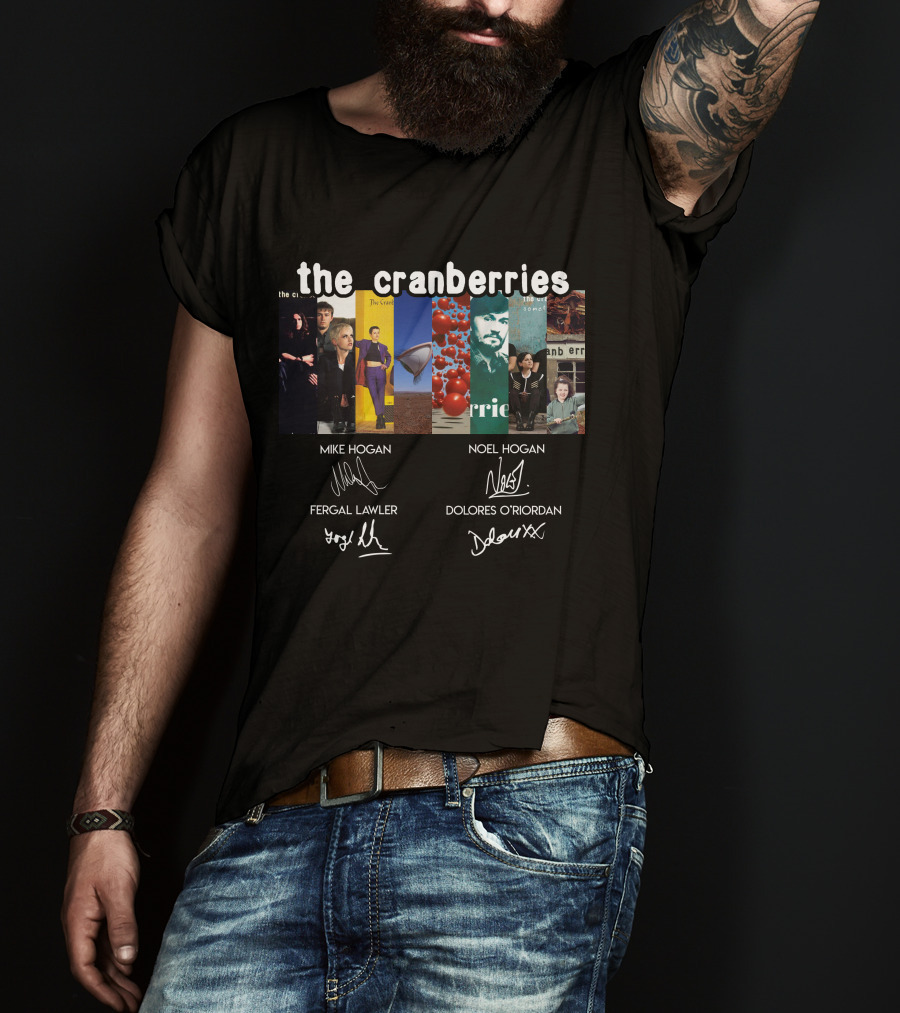 The Cranberries Mike Hogan Noel Hogan Fergal Lawler Dolores O'riordan T-Shirt