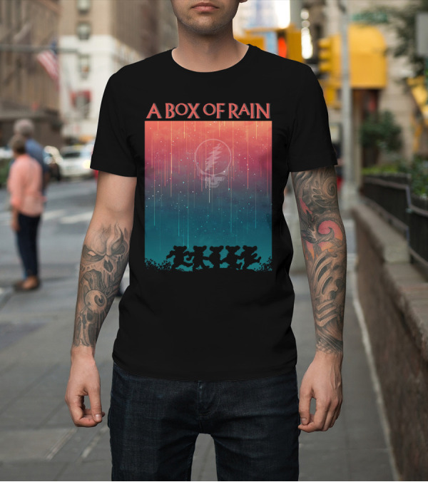 Shirt: A Box of Rain Grateful Dead Dancing Bears Steal Your Face T-Shirt A Box of Rain Grateful Dead Dancing Bears Steal Your Face T-Shirt