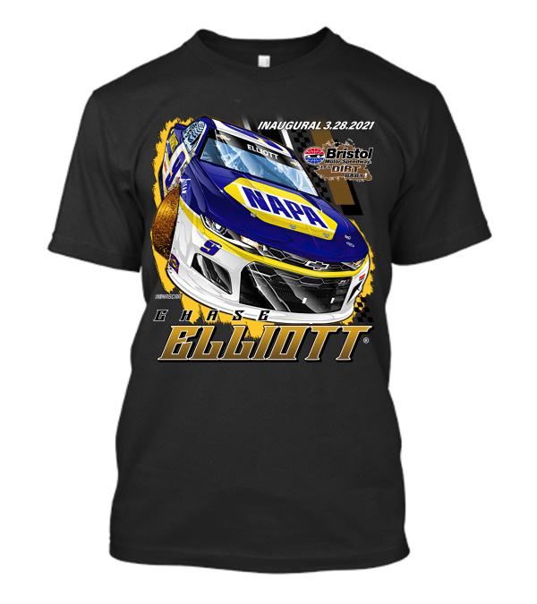 Chase Elliott NASCAR Bristol Motor Speedway Inaugural 3.28.2021 NAPA 9 T-Shirt