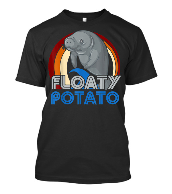 Floaty Potato Vintage Manatee T-Shirt
