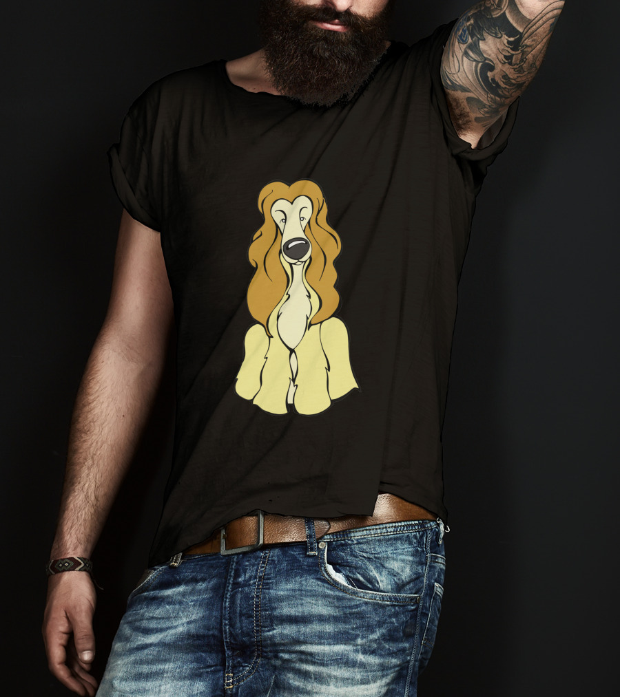 Afghan Hound Illustration 42487 T-Shirt