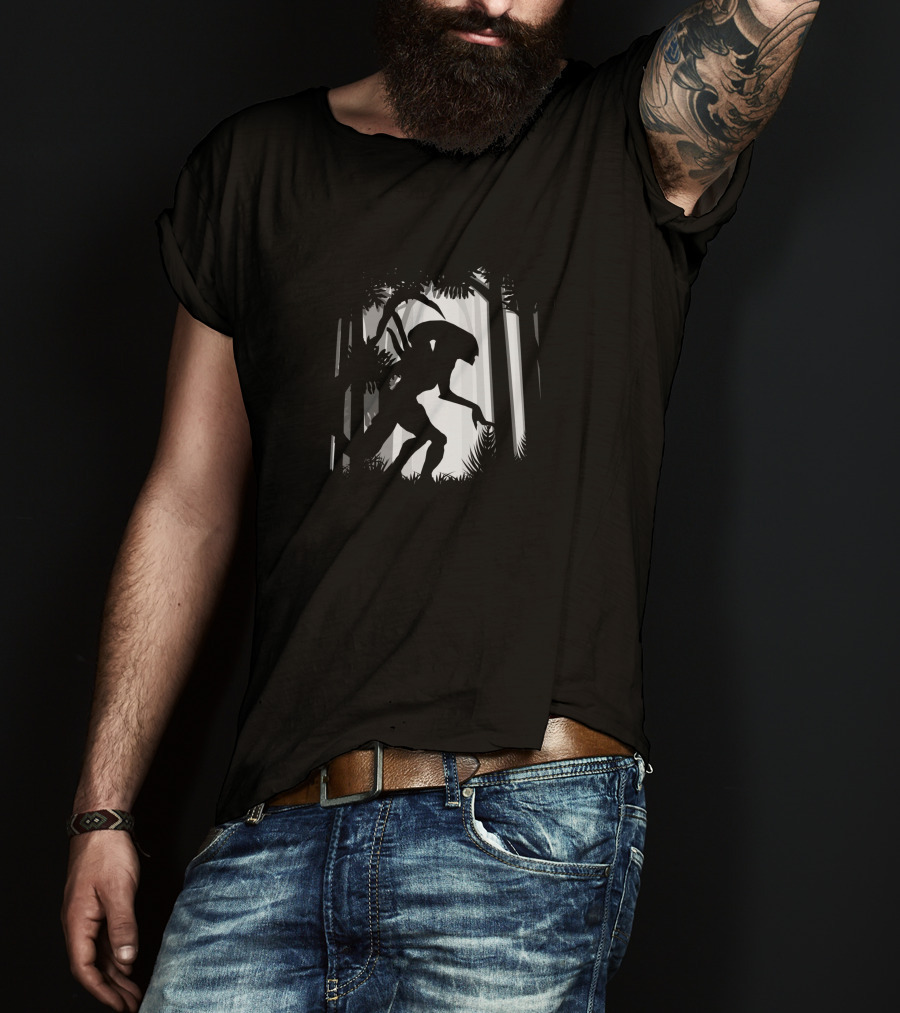 Aliens Jungle Silhouette 9214 T-Shirt
