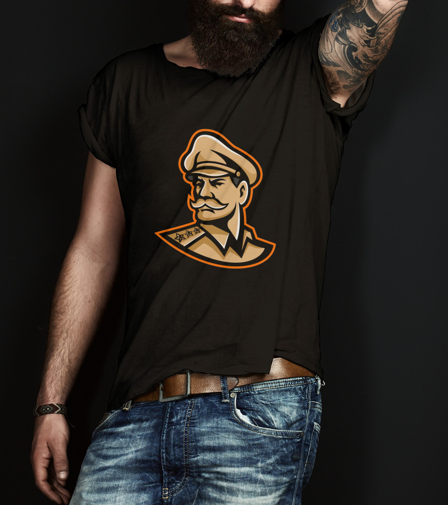 American General Mascot Stars Badge 558607 T-Shirt