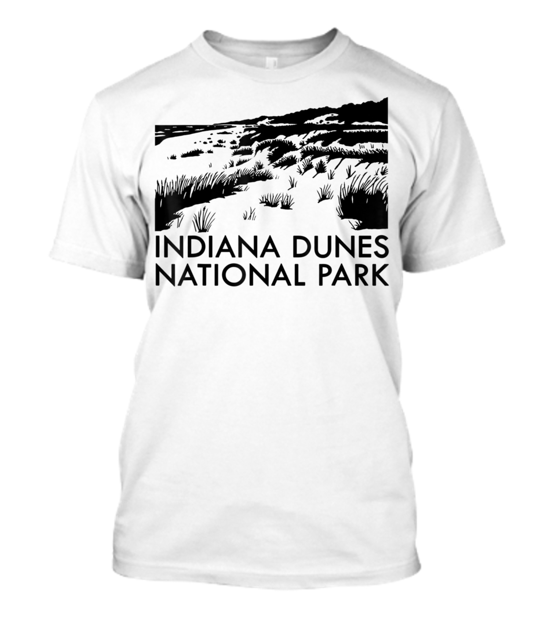 Indiana Dunes National Park Scenic Landscape T-Shirt