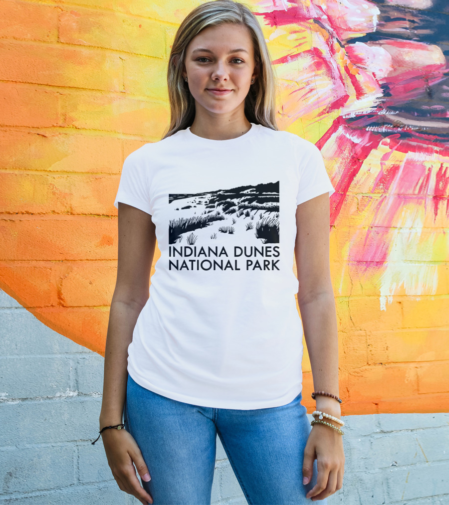 Indiana Dunes National Park Scenic Landscape T-Shirt