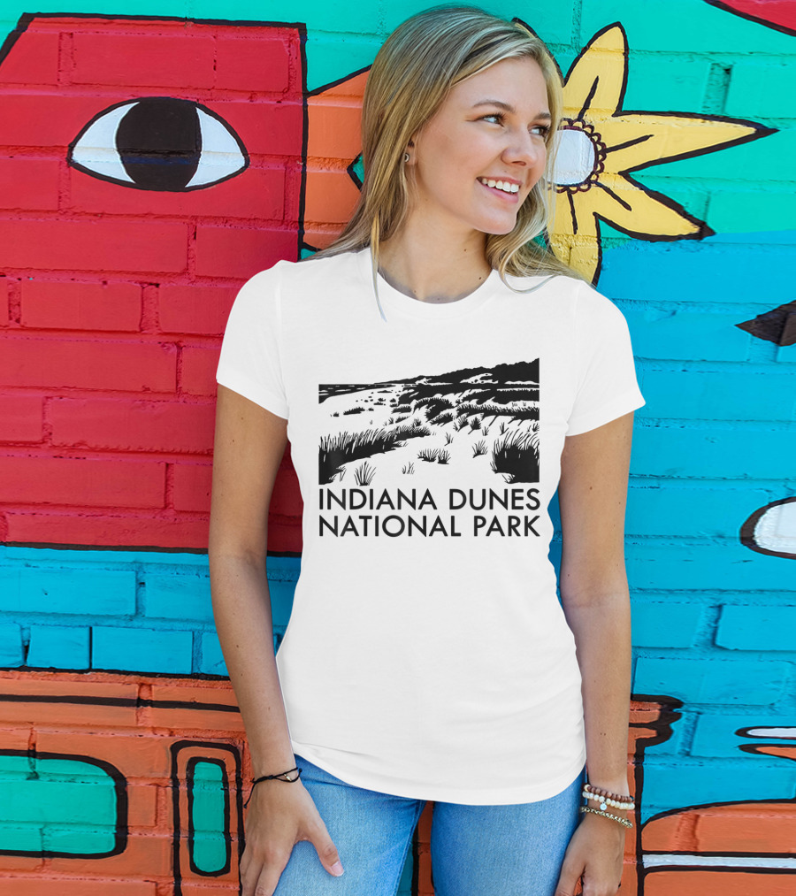 Indiana Dunes National Park Scenic Landscape T-Shirt
