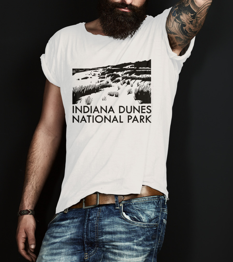 Indiana Dunes National Park Scenic Landscape T-Shirt