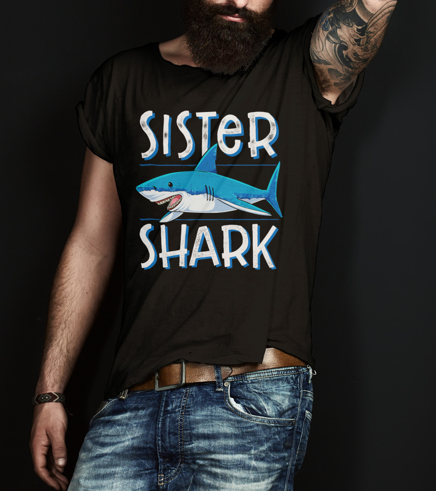 Sister Shark Family Matching Jawsome Shark T-Shirt