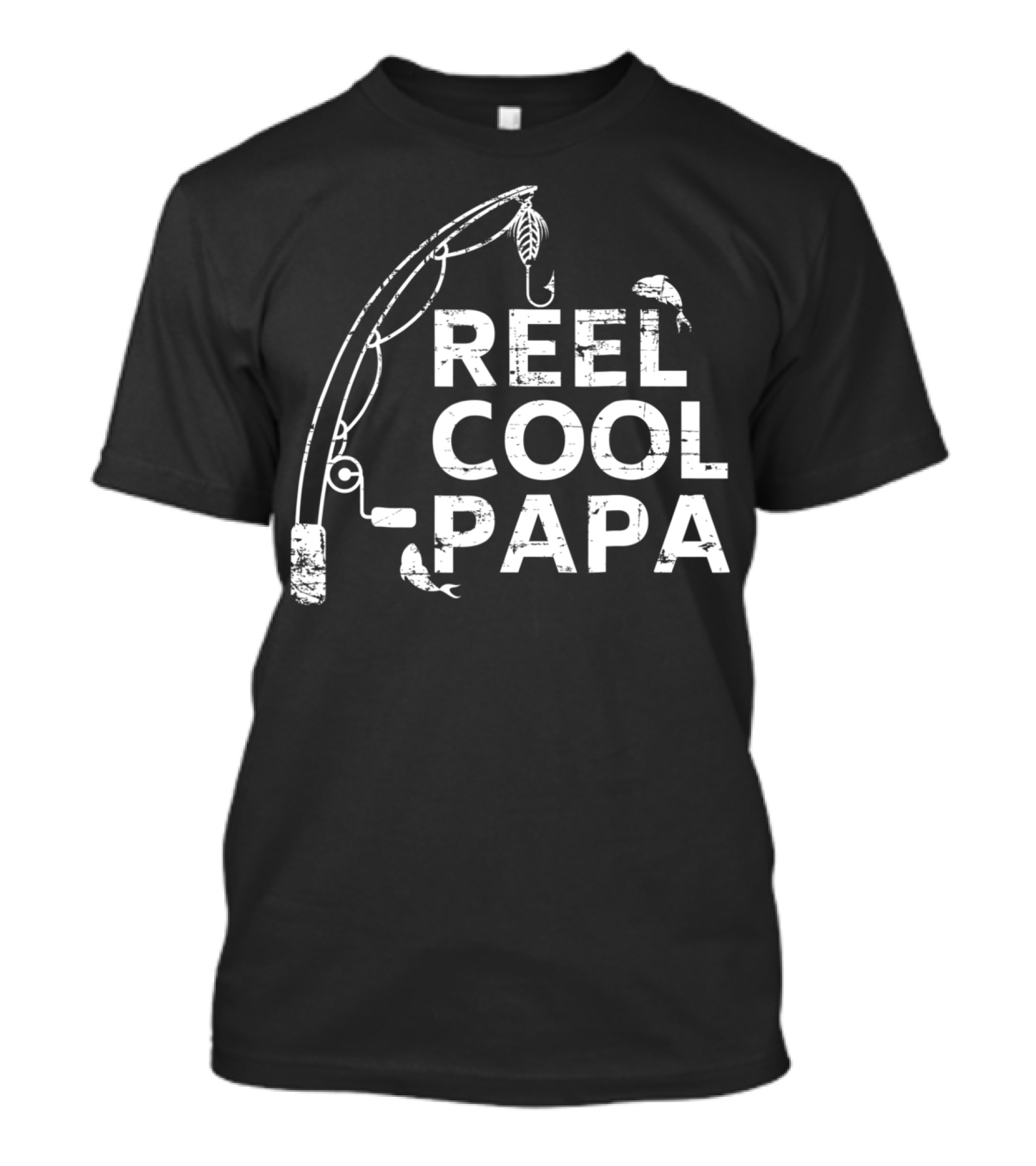 Fishing Dad Reel Cool Papa Vintage69 Classic Angler T-Shirt
