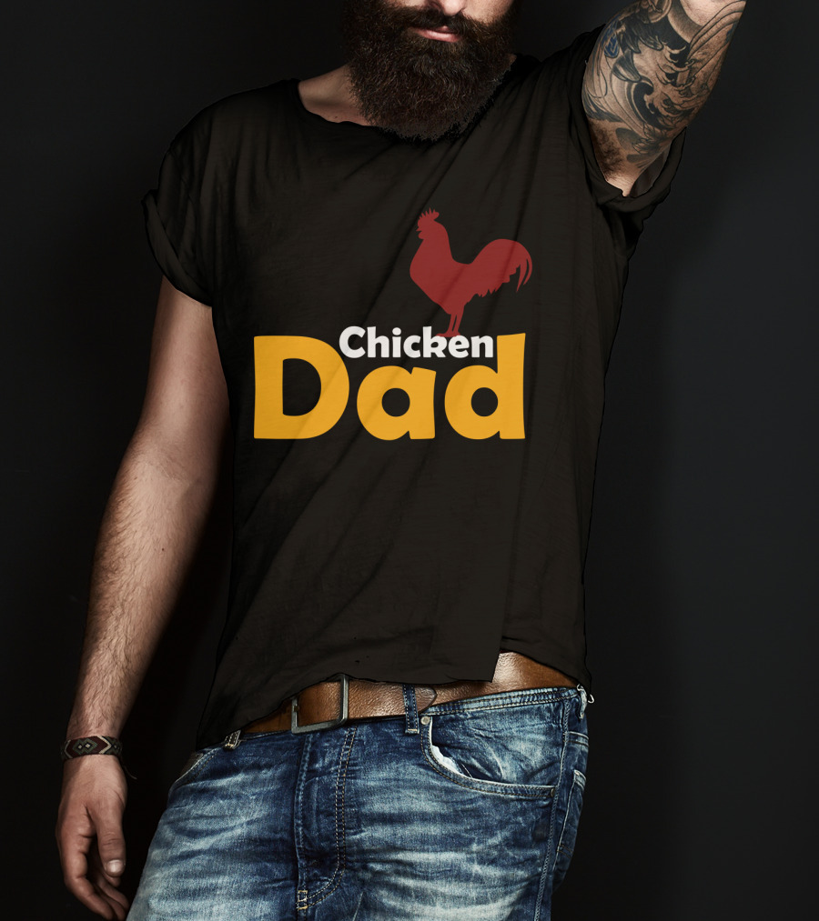 Chicken Dad Funny Lover Themed Chicken Dad T-Shirt