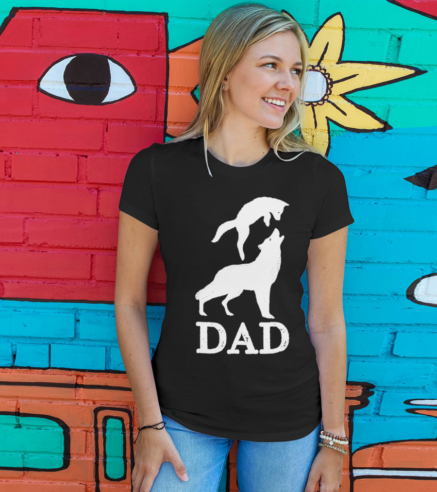 Dad Wolf And Pup T-Shirt