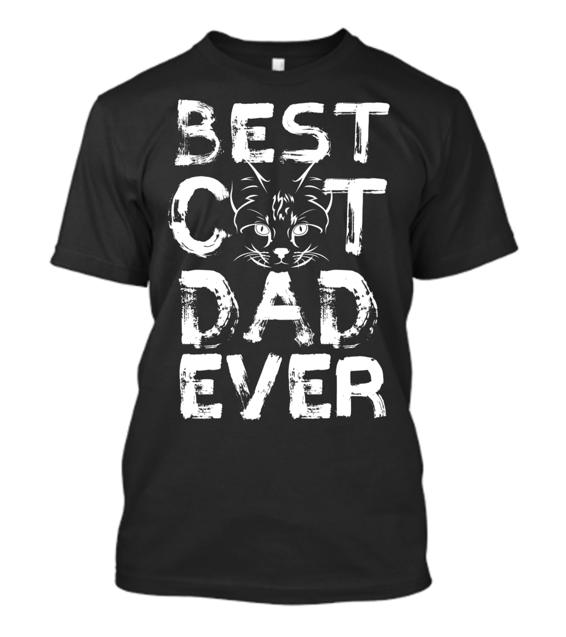 Best Cat Dad Ever Kitty Lover Funny T-Shirt