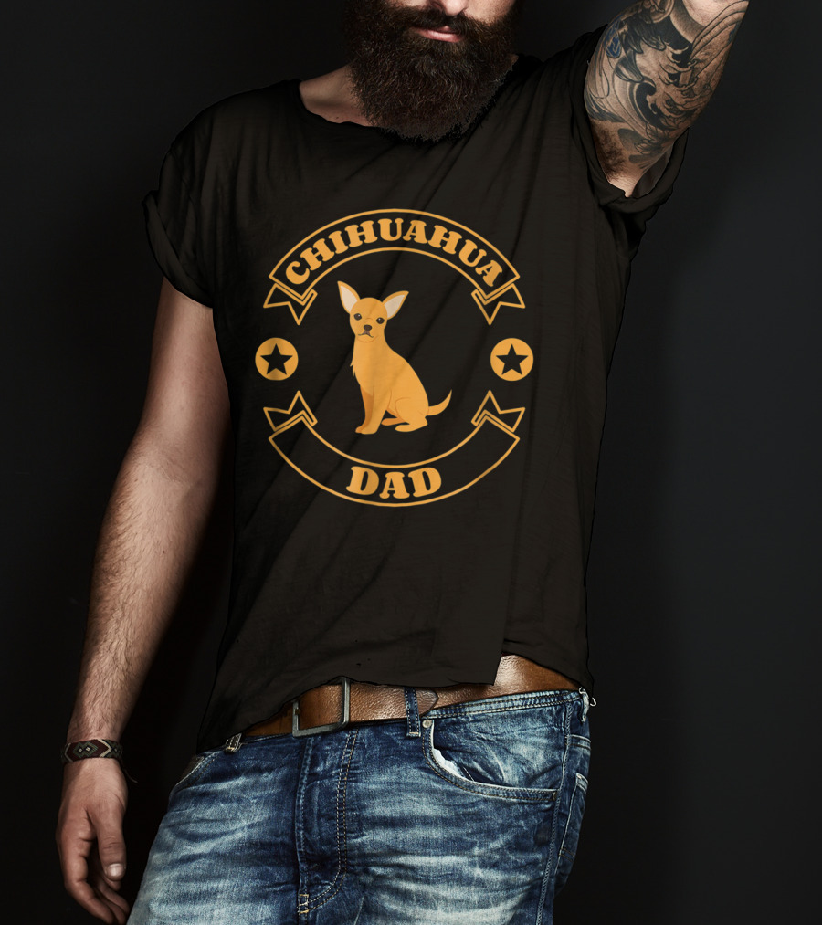Chihuahua Dad Proud Master Lover Holidays38 T-Shirt