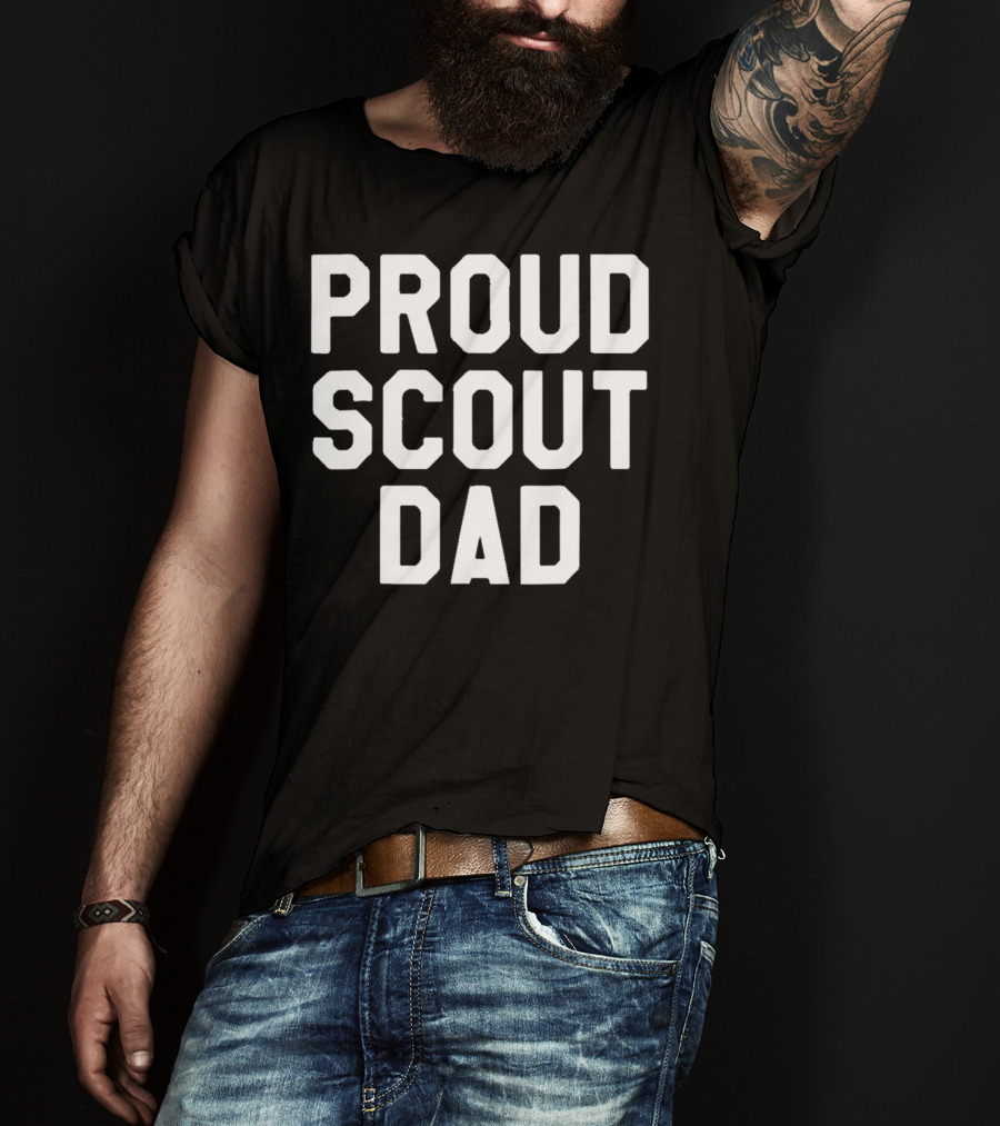 Proud Scout Dad Knows Everything About The World T-Shirt