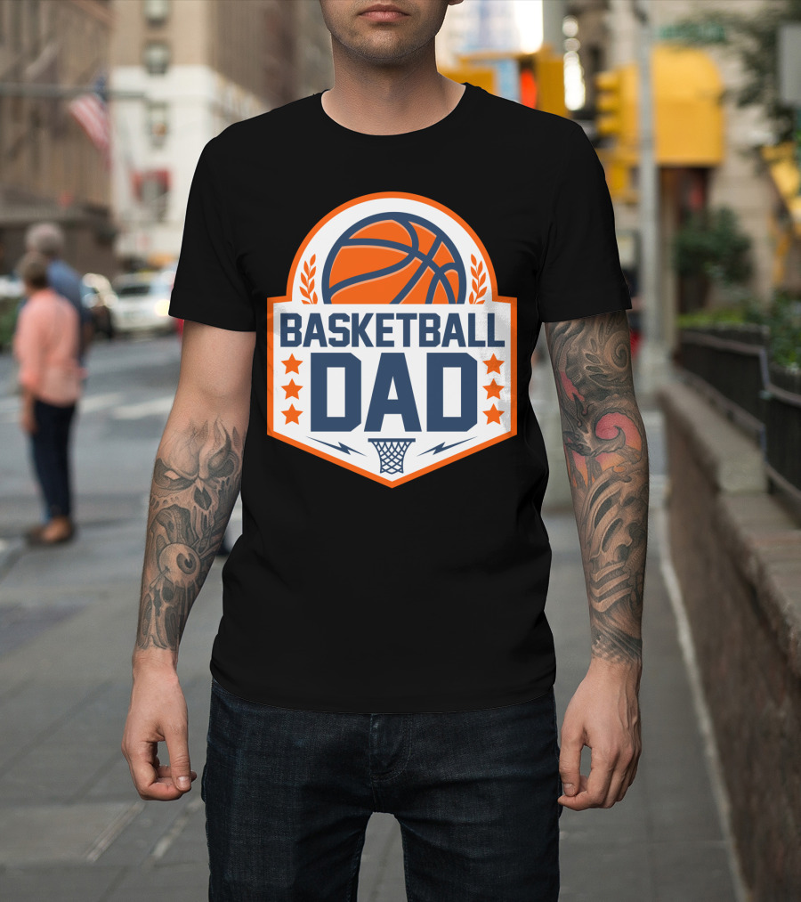 Basketball Dad Birthday Gift Sports T-Shirt
