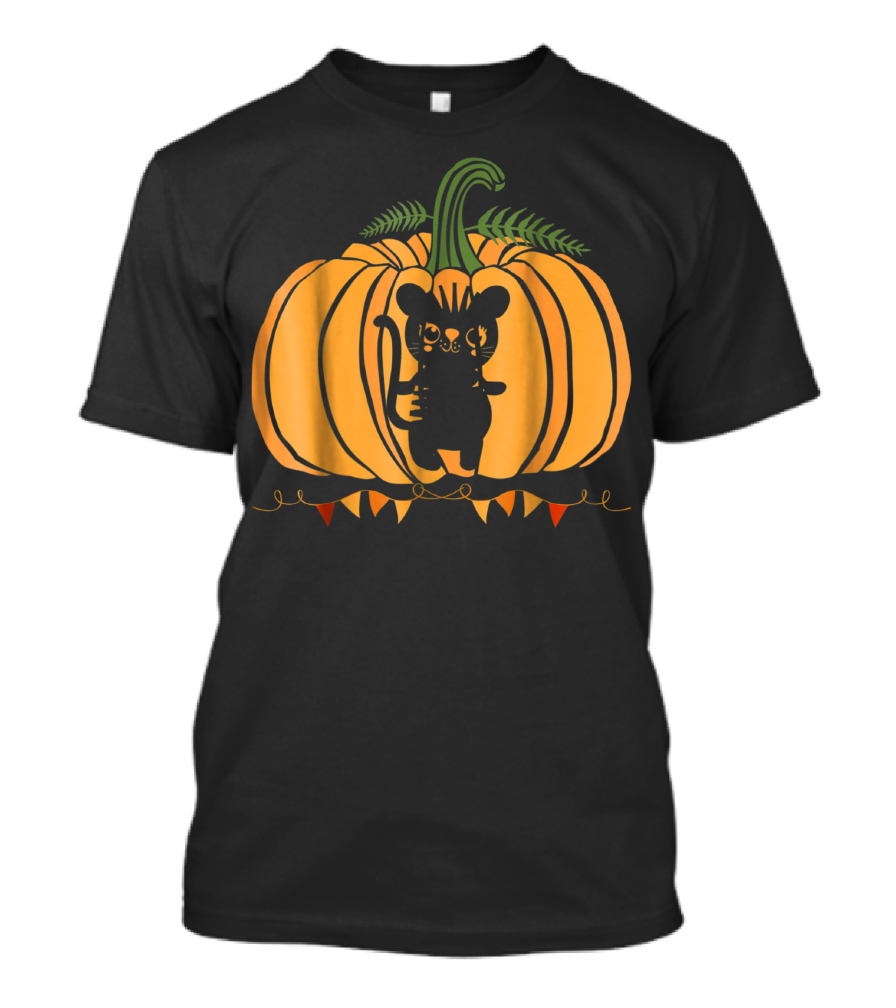Cool Cat Halloween Pumpkin Dad Mom With Cute Cat Inside Pumpkin T-Shirt