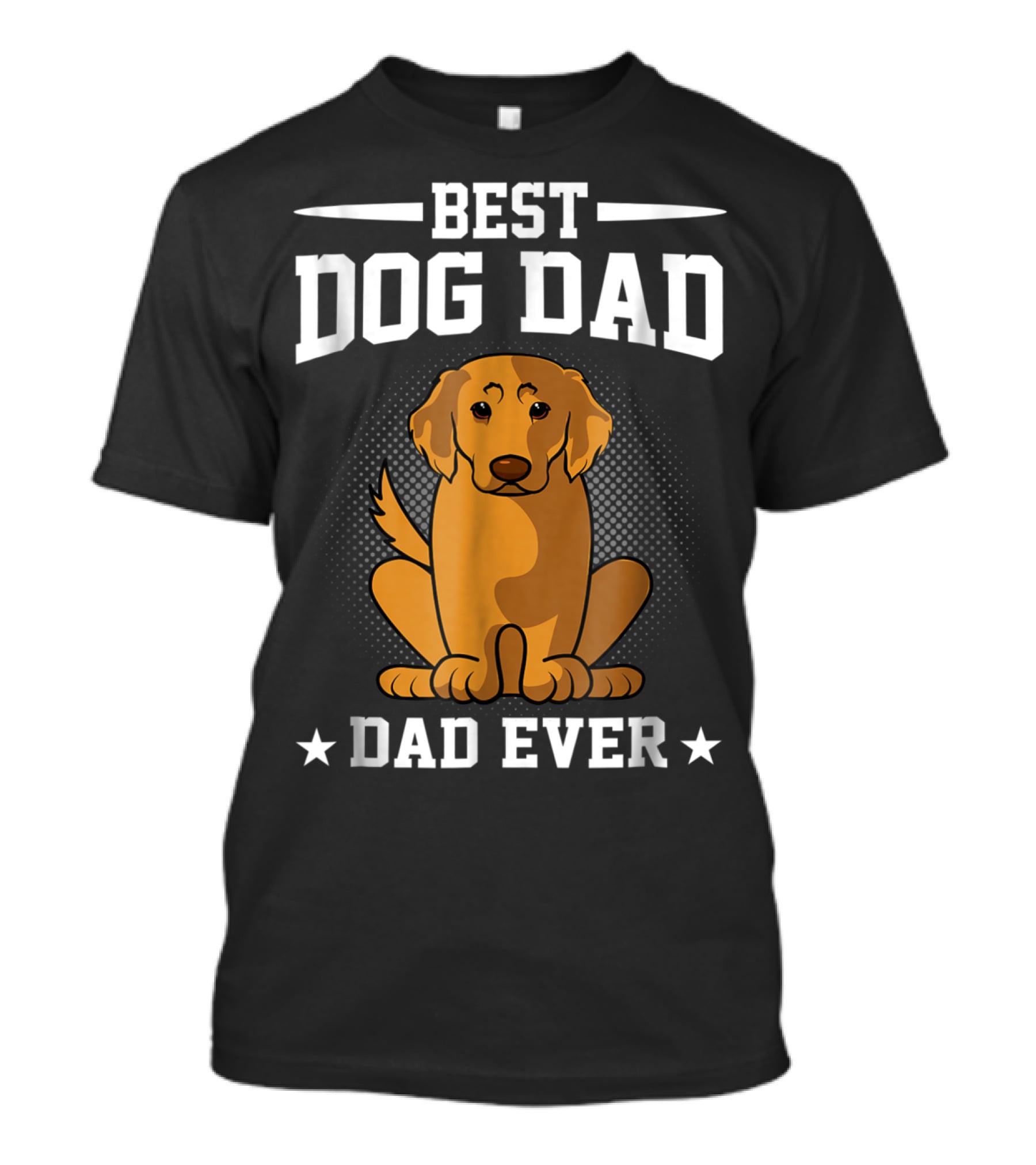 Best Dog Dad Ever Golden Retriever T-Shirt