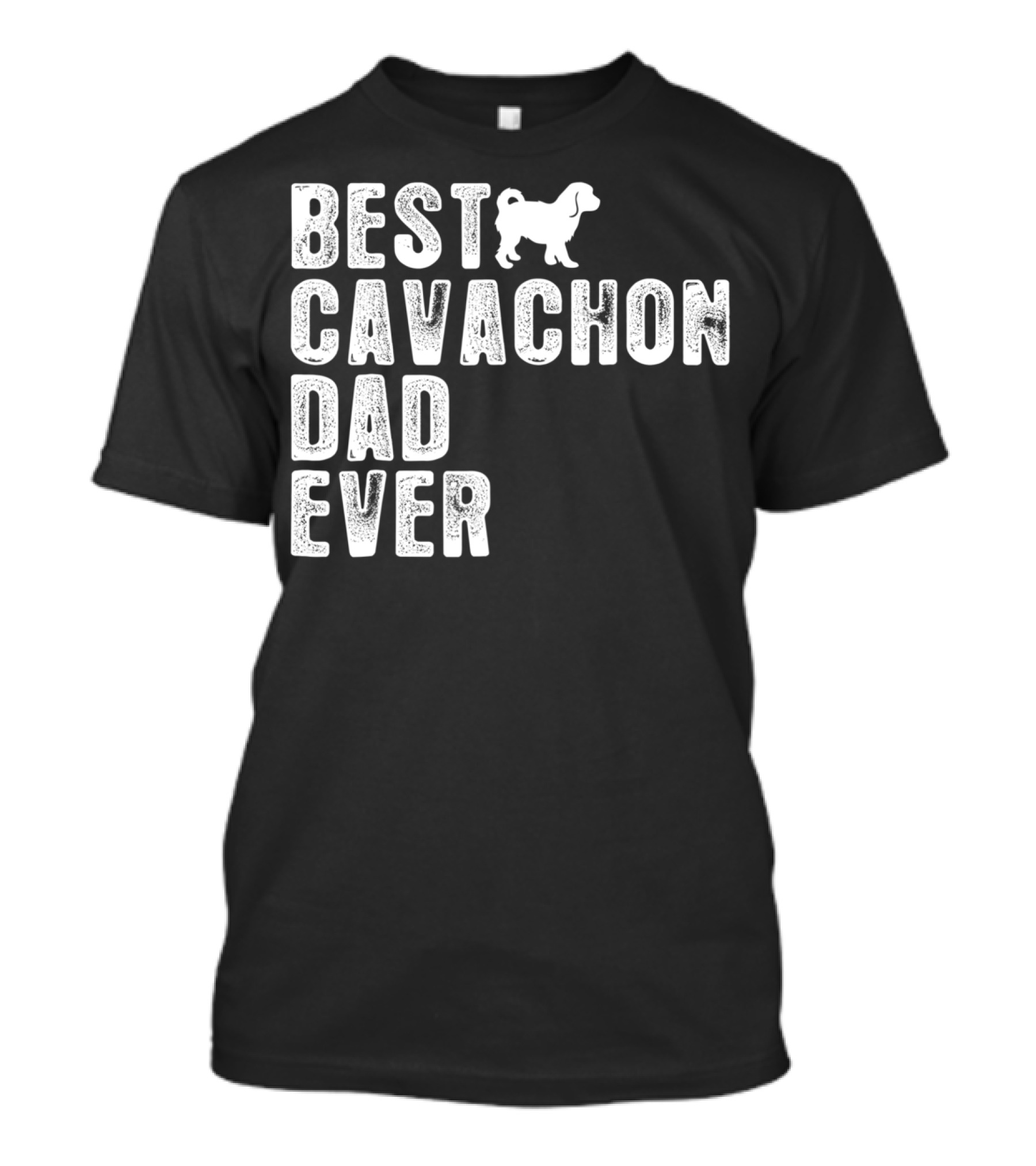 Best Cavachon Dad Ever Cavalier Bichon Mix T-Shirt