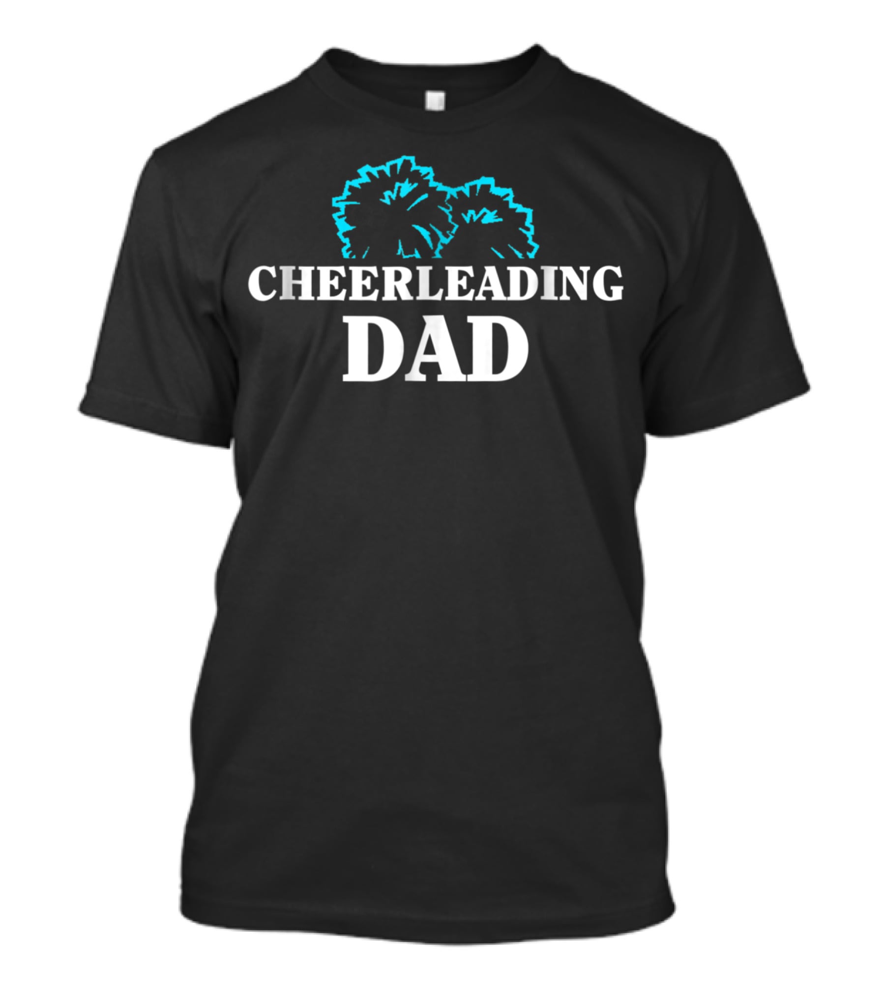 Cheerleading Dad Pom Pom Enthusiast T-Shirt