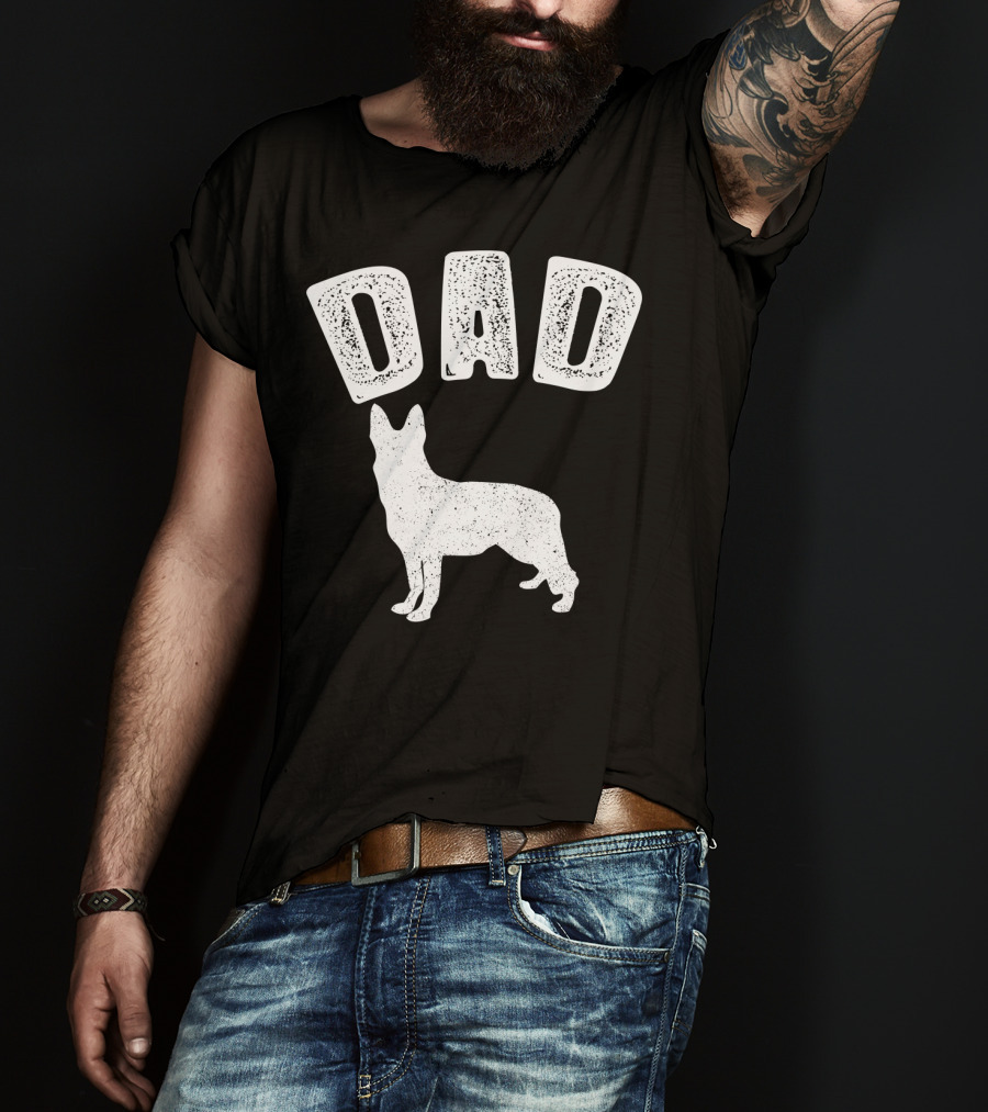 DAD GERMAN SHEPARD Matching Family T-Shirt