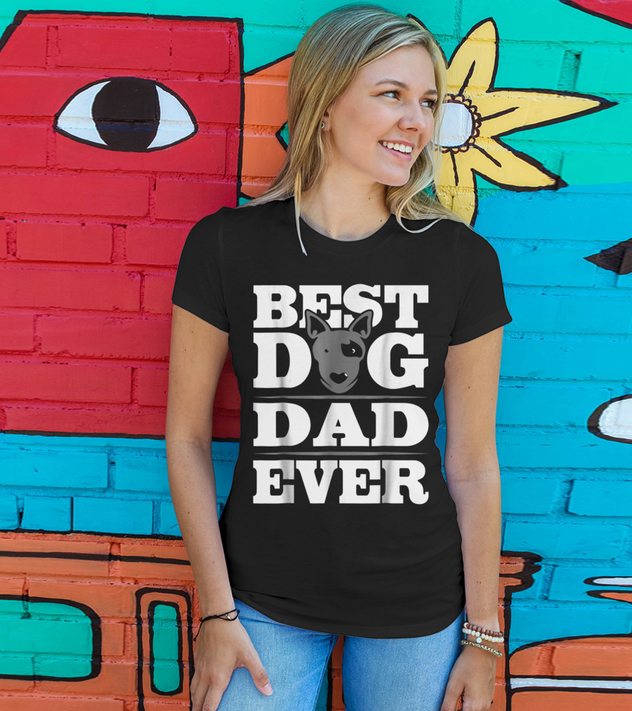 Best Dog Dad Ever Dog Lover Puppy Parent Dog Rescue Dad T-Shirt