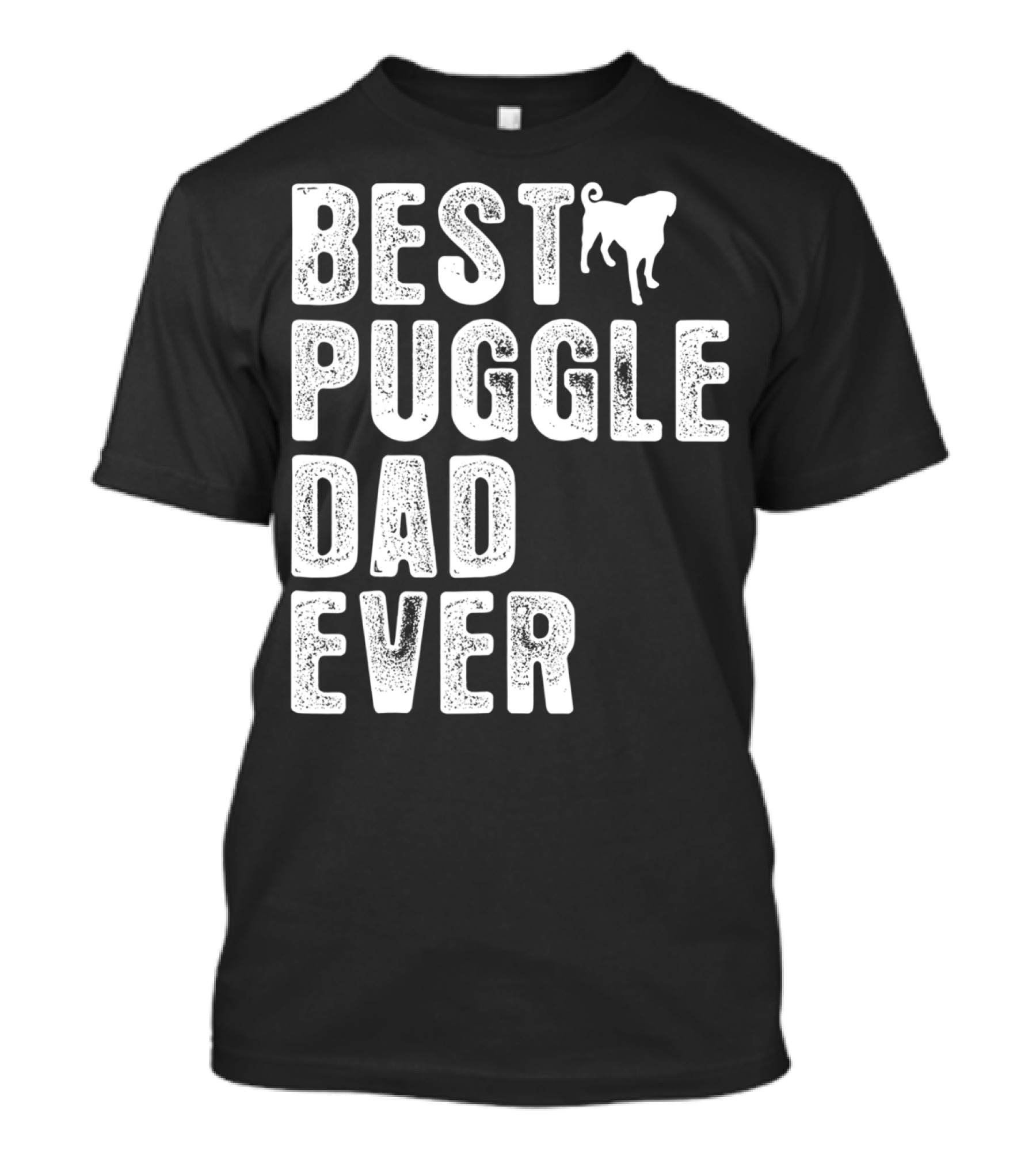 Best Puggle Dad Ever Pug T-Shirt