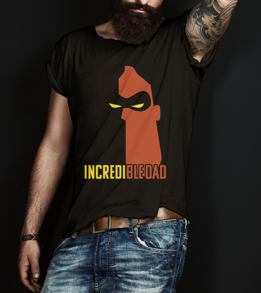 Disney Pixar Incredibles 2 IncrediBle Dad Hero Mask T-Shirt