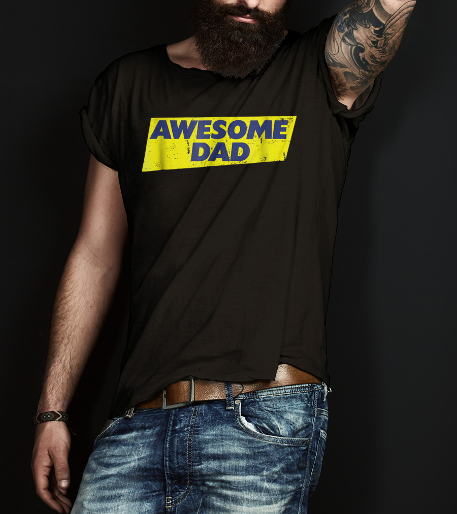 AWESOME DAD Vintage Style Design59 T-Shirt