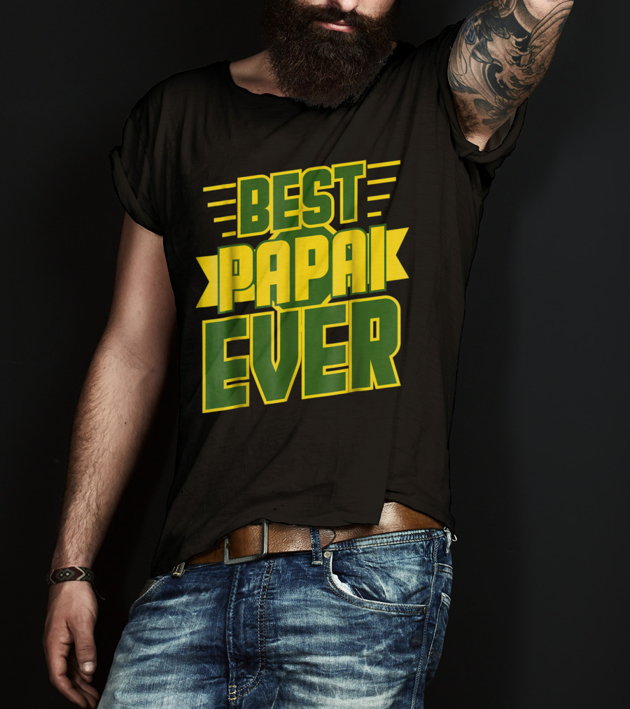 Best Papai Ever Awesome Brazilian Dad Brazil T-Shirt