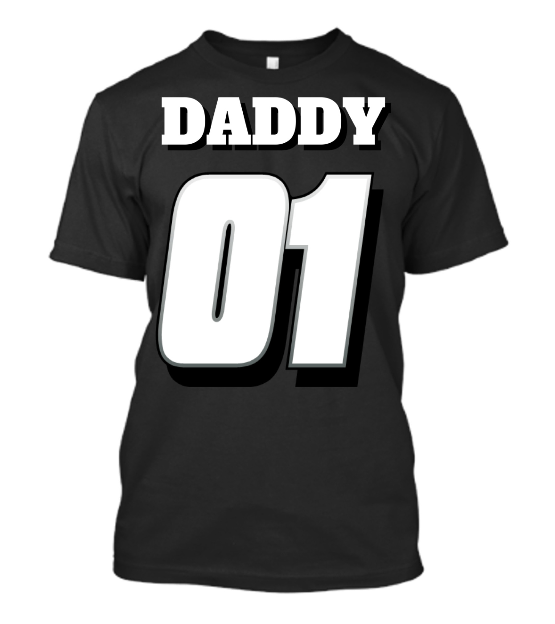 Daddy 01 Number One Dad T-Shirt