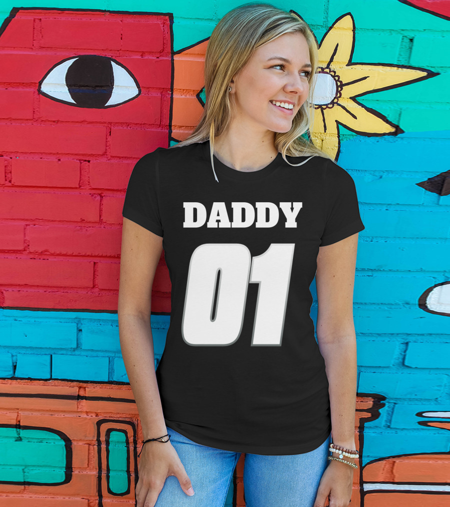 Daddy 01 Number One Dad T-Shirt
