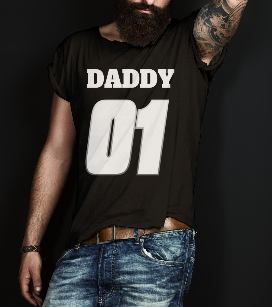 Daddy 01 Number One Dad T-Shirt