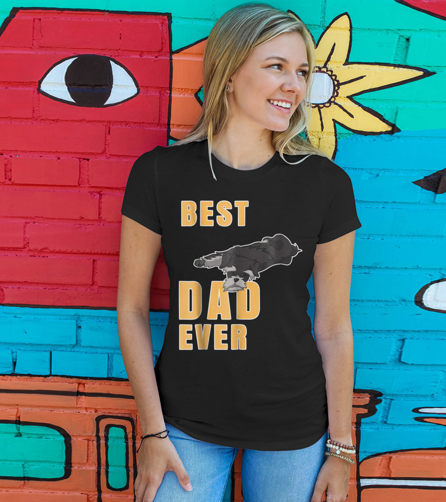 Best Dad Ever Miniature Schnauzer T-Shirt