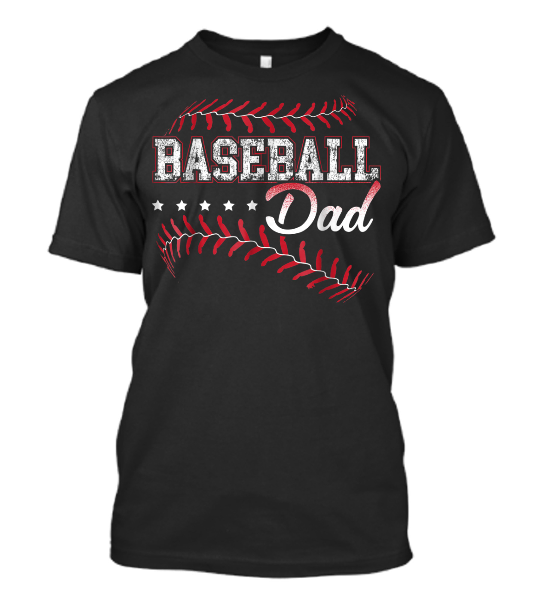 Baseball Dad Love Playing Baseball Sports Fanatic Father's Passion T-Shirt