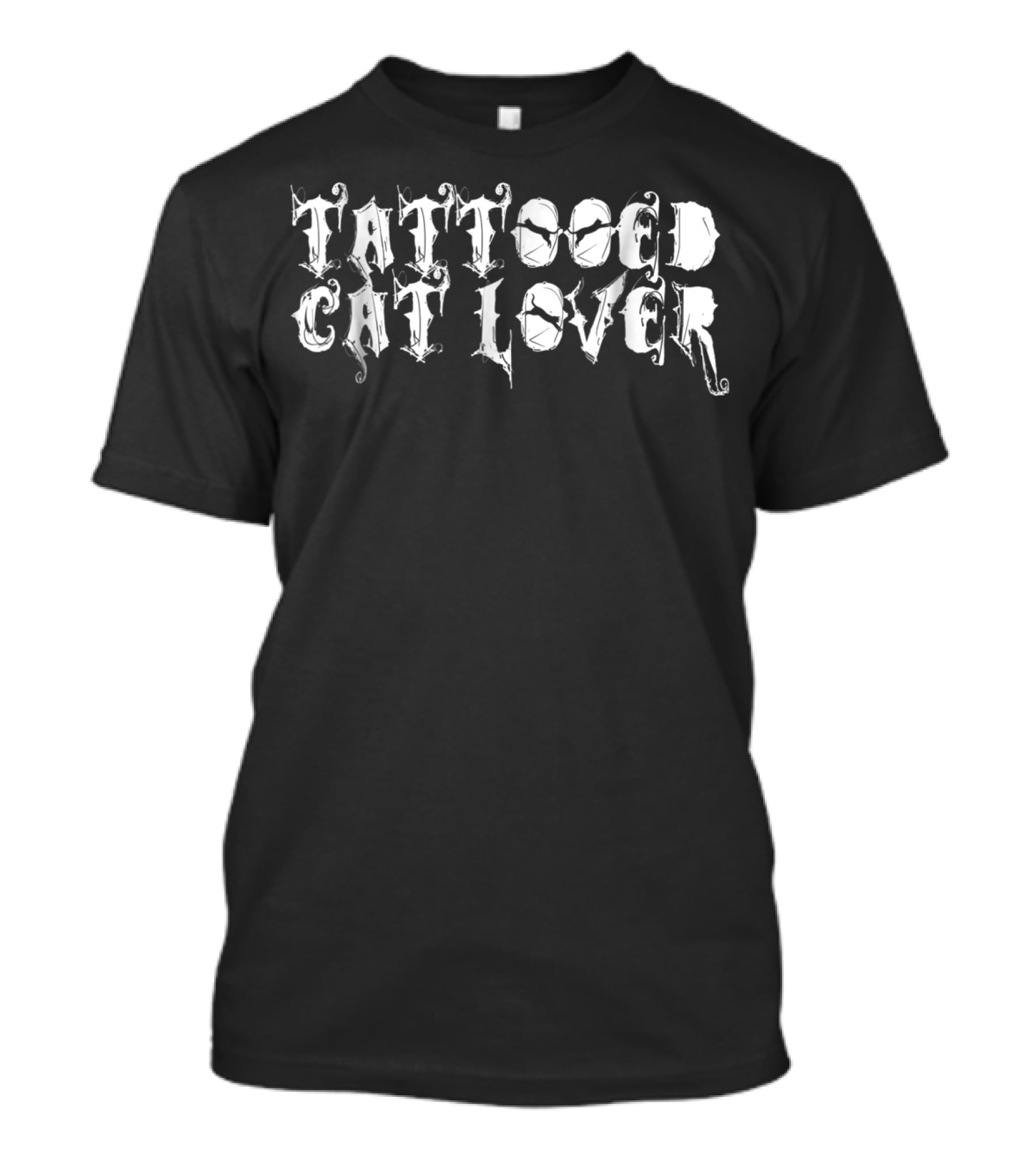 Tattooed Cat Lover Cat T-Shirt