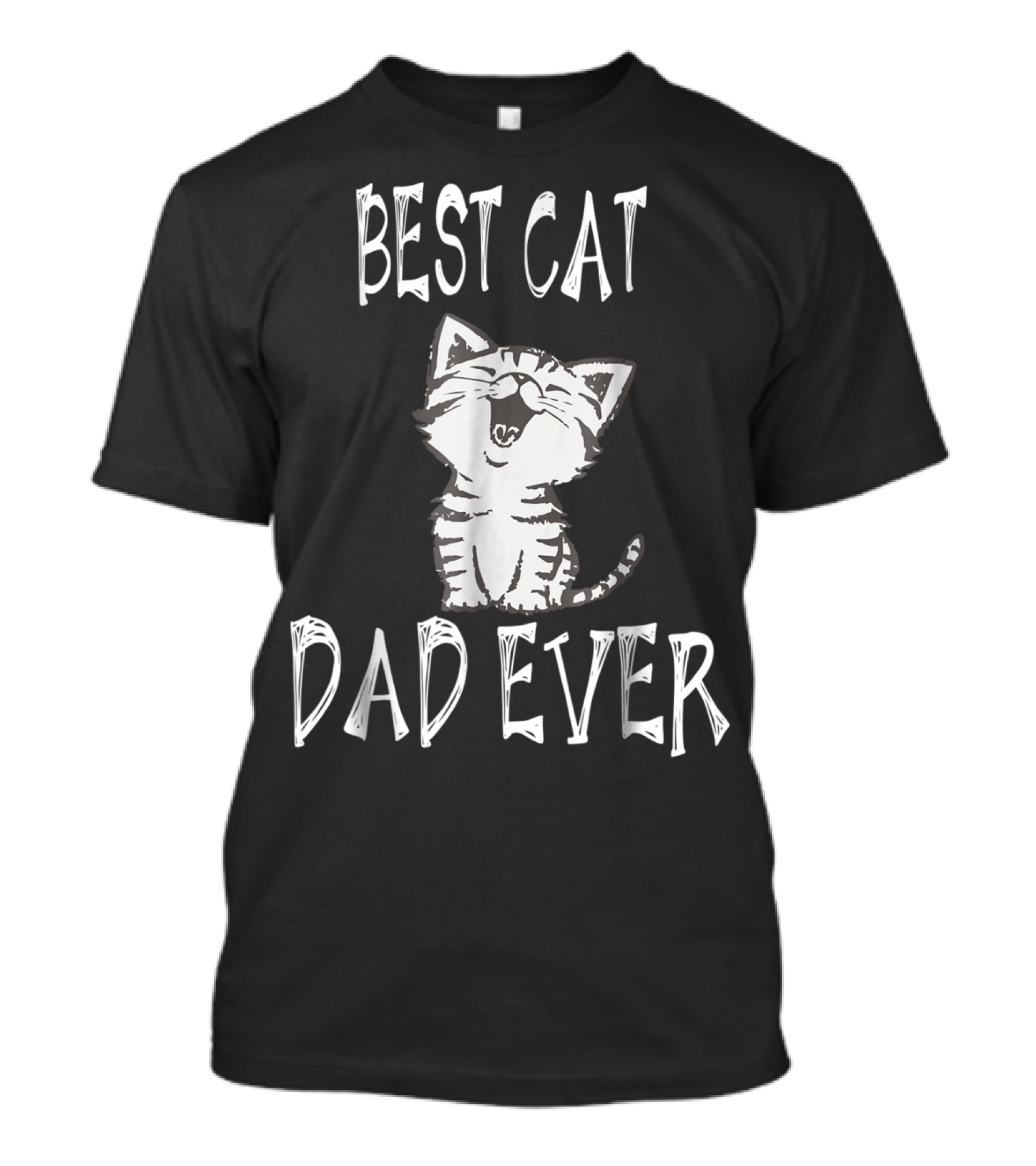 Best Cat Dad Ever Kitty T-Shirt