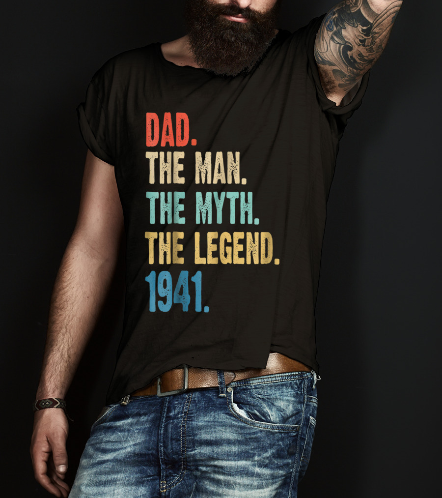 Dad The Man The Myth The Legend 1941 T-Shirt