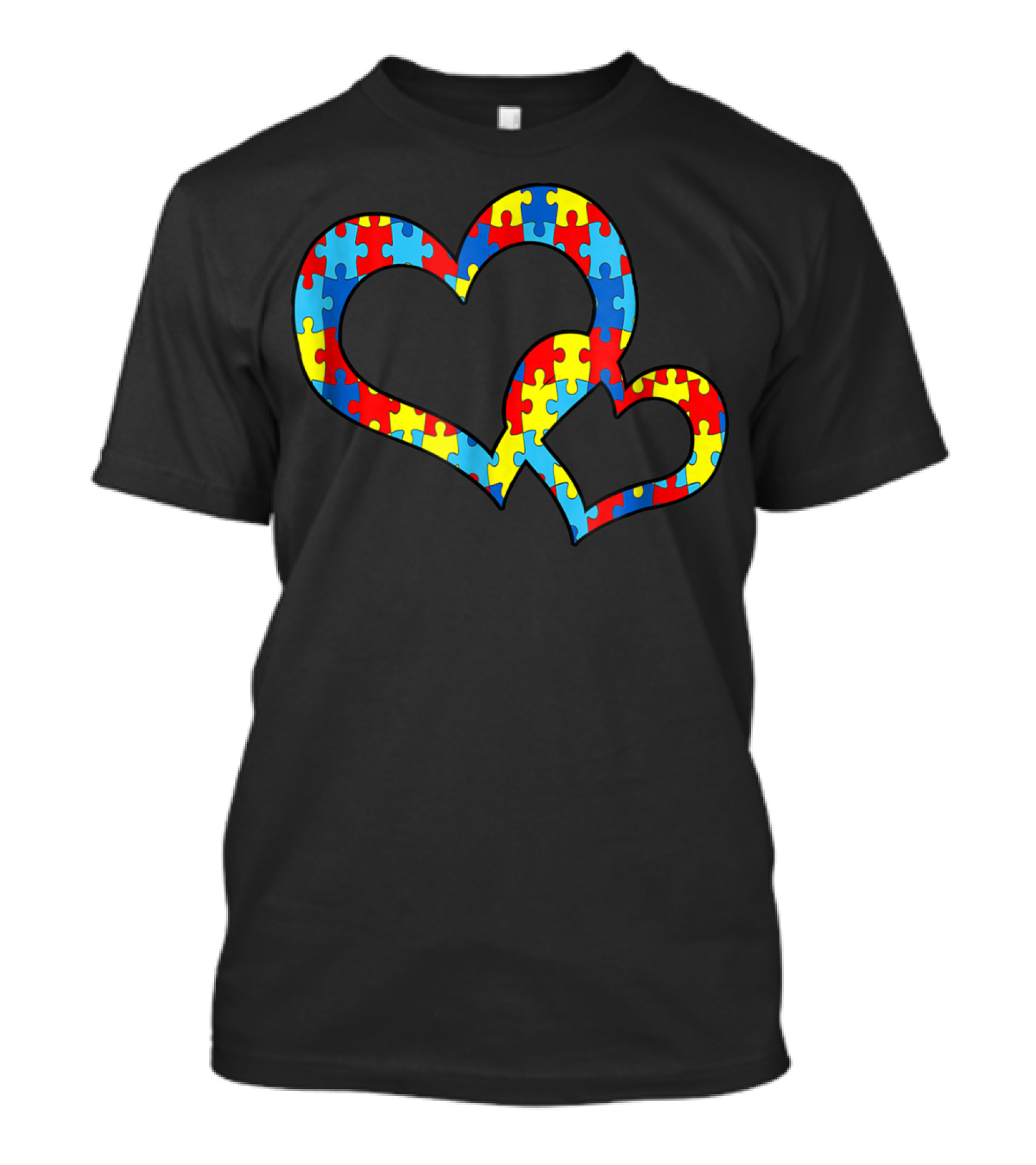Autism Awareness Puzzle Heart Family Connection T-Shirt