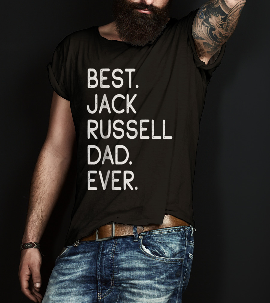 Best Jack Russell Dad Ever Proud Master Lover14 T-Shirt