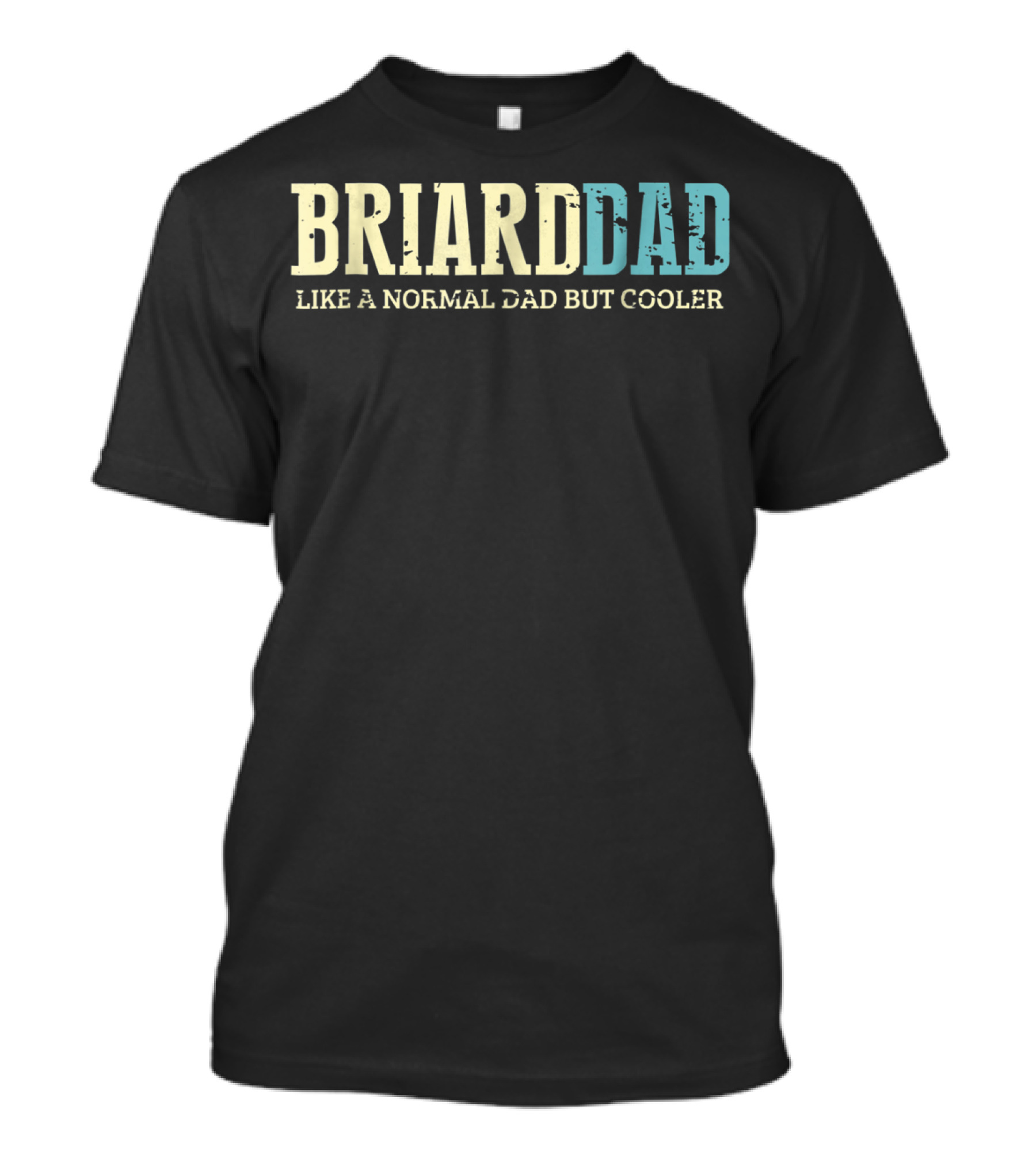 Briard Dad Like Normal Dad But Cooler Dogs Lover T-Shirt