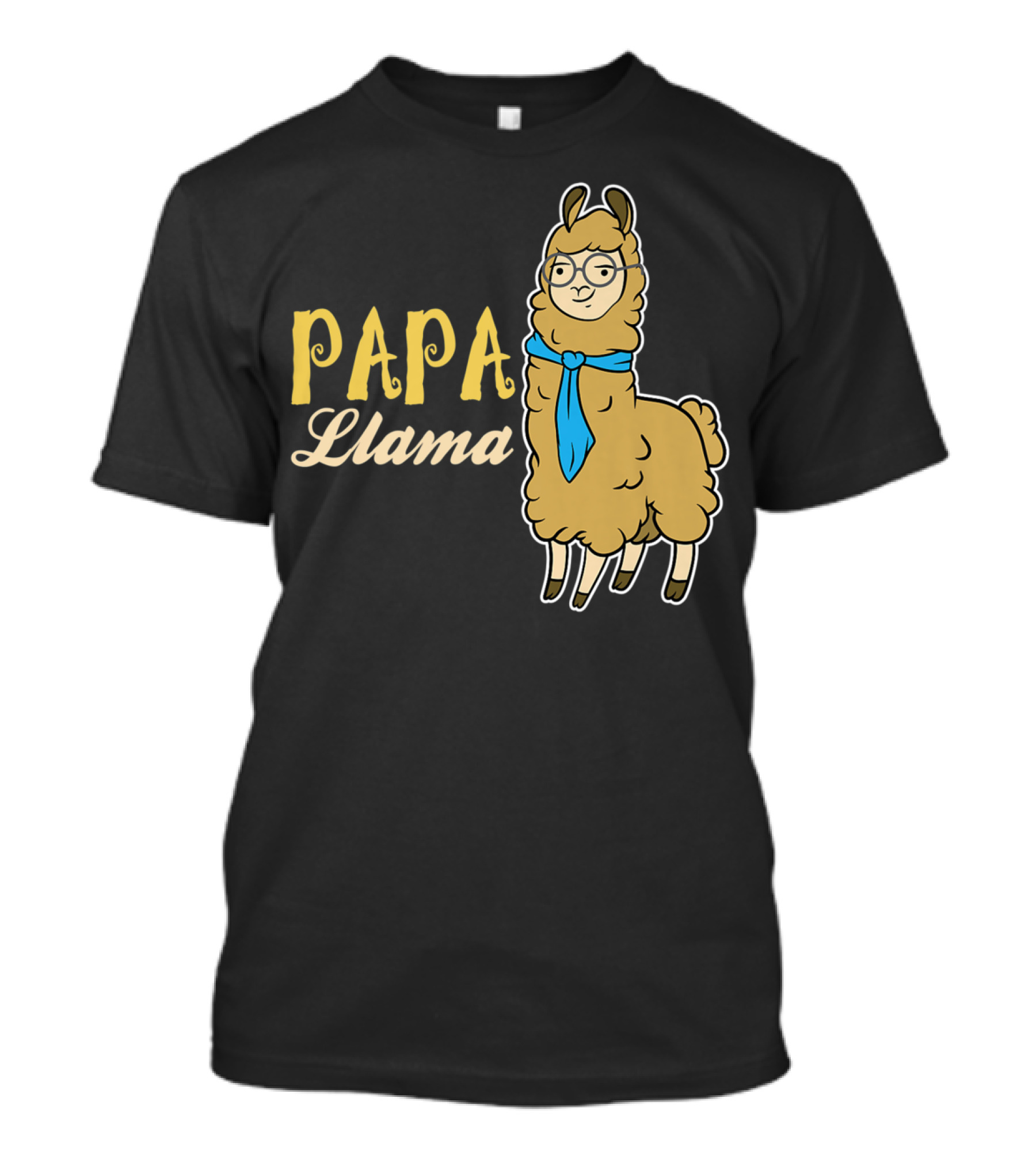 Papa Llama Cool Funny Dad Lover T-Shirt