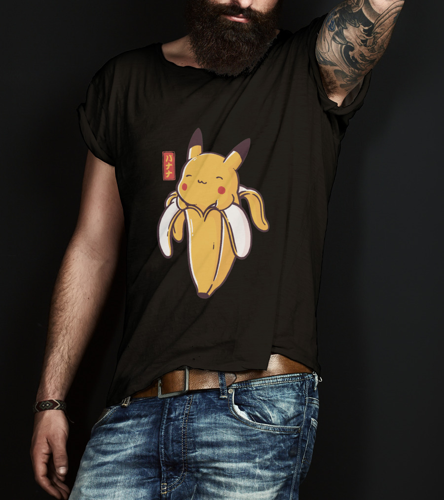 Bananachu Cute Pikachu Banana Fusion T-Shirt