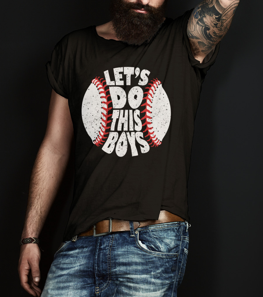 Let's Do This Boys Baseball Spirit T-Shirt