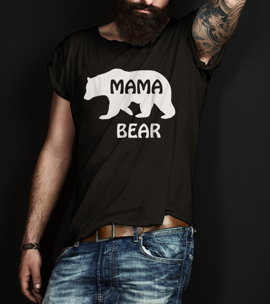 Mama Bear Ideas Cute Women Bear T-Shirt