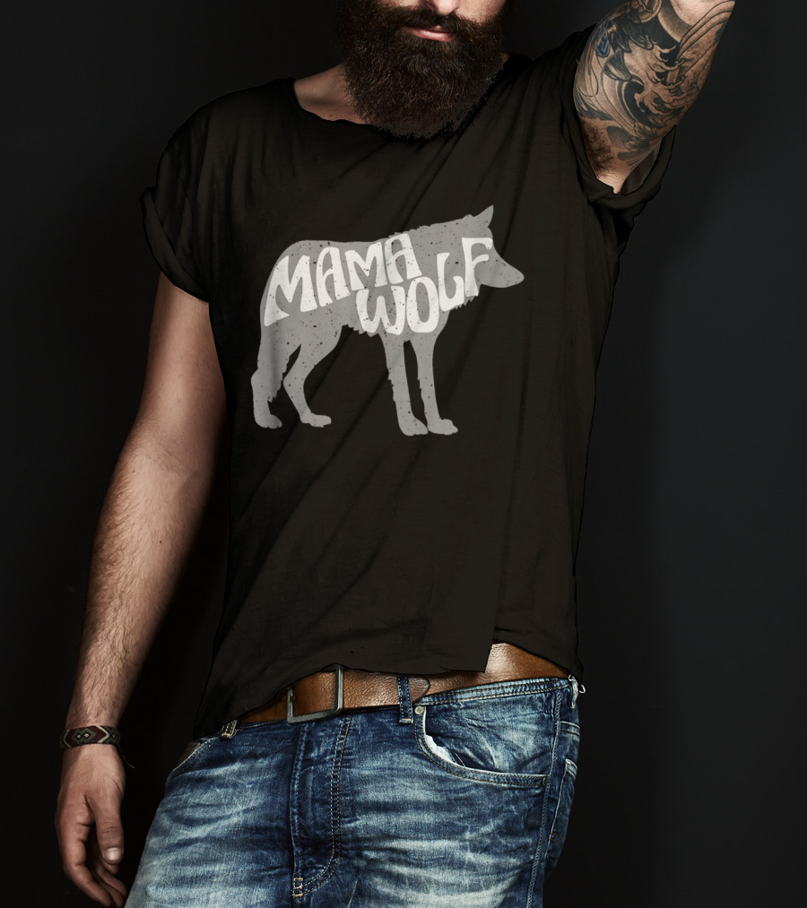 Mama Wolf Wolf T-Shirt