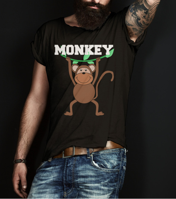 Monkey Circus Birthday Matching For Mom Son Daughter T-Shirt